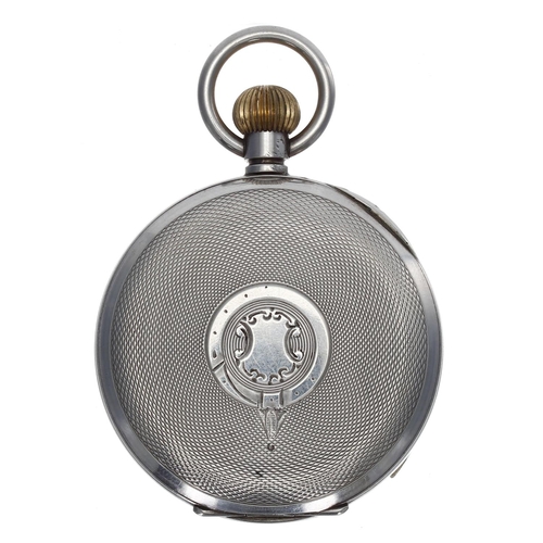 954 - Oxford Watch Co. - Good Swiss silver (0.935) quarter repeating pocket watch, unsigned movement stamp... 