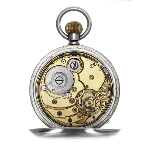 954 - Oxford Watch Co. - Good Swiss silver (0.935) quarter repeating pocket watch, unsigned movement stamp... 