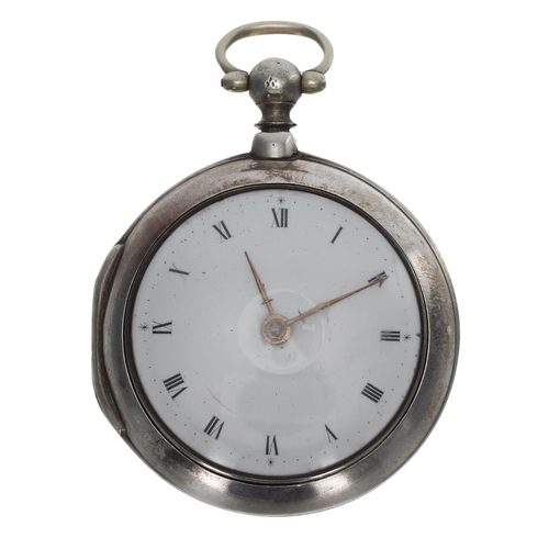 955 - Alex’nd Anderson, Liverpool - English 18th century verge pair cased pocket watch, London 1794, signe... 