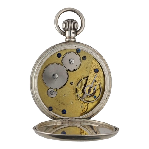 957 - Early 20th century silver lever pocket watch, Birmingham 1909, 7 jewel three quarter plate 'Warrante... 