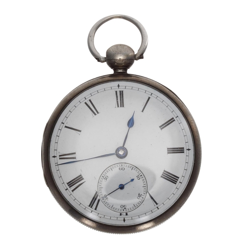 965 - Josh Walker, Workington - William IV silver fusee lever pocket watch, Chester 1832, gilt movement wi... 