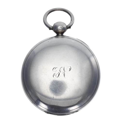 988 - Burt, London - William IV silver rack lever pocket watch, London 1833, the movement signed Burt, Lon... 