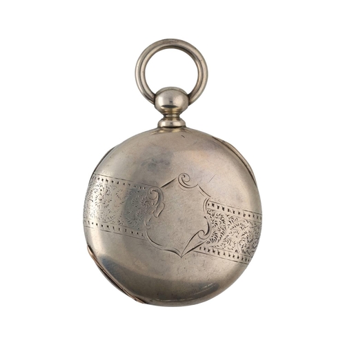 996 - Leader coin lever pocket watch, the movement inscribed 'Fogg's Patent', no. 867980, with steel three... 