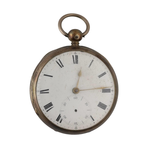 998 - Grant & Sons, London - mid-19th century silver fusee rack lever pocket watch, Dublin 1862, signe... 