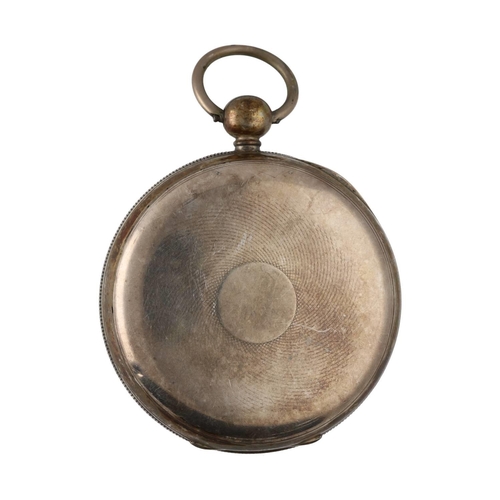 998 - Grant & Sons, London - mid-19th century silver fusee rack lever pocket watch, Dublin 1862, signe... 