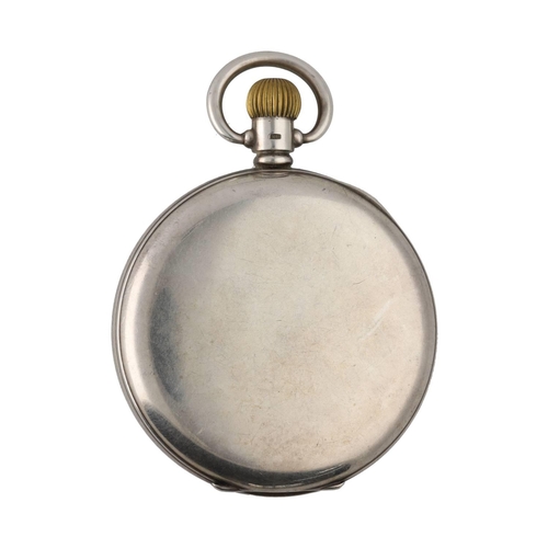 999 - Swiss silver lever half hunter pocket watch, Birmingham 1928, 15 jewel 3 adjustments movement with s... 