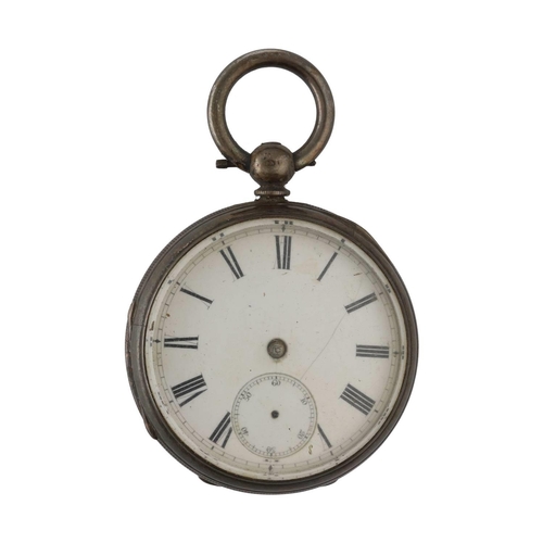 1006 - C. Lange, London - Victorian silver fusee lever pocket watch, London 1873, the movement signed C. La... 