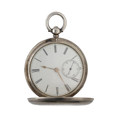 1008 - Charles Frodsham, London - Victorian silver fusee lever hunter pocket watch, London 1853, the three ... 