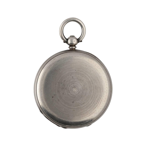 1008 - Charles Frodsham, London - Victorian silver fusee lever hunter pocket watch, London 1853, the three ... 