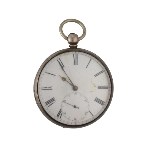 1018 - Ellicott, London - silver fusee rack lever pocket watch, London 1851, the movement signed Ellicot, R... 