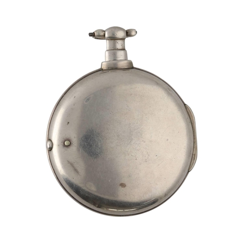 1038 - Coward & Smith, Cornhill, London - George III silver fusee rack lever pair cased pocket watch, L... 