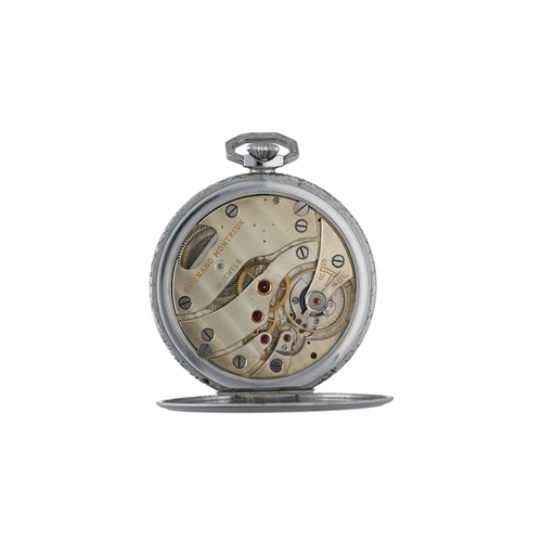 1095 - Swiss silver 'Borgel' cased lever pocket watch for repair, import hallmarks London 1919, 17 jewel ad... 