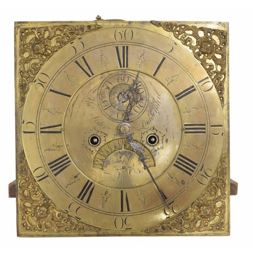 1822 - Eight day longcase clock movement, the 12