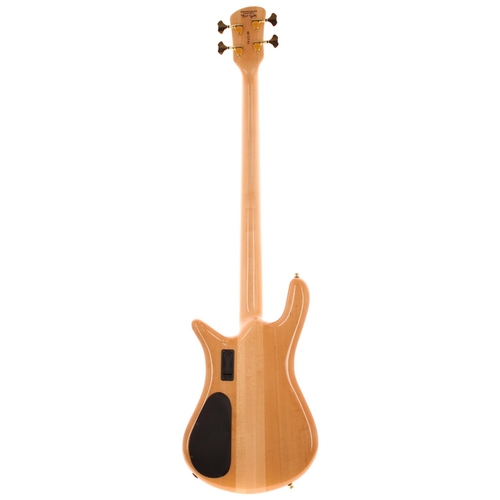 709 - 2013 Spector Euro 4LX bass guitar, made in Czech Republic; Body: natural burr poplar top upon maple,... 