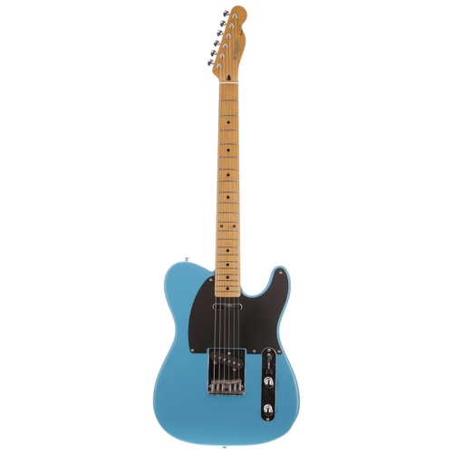 418 - Squier by Fender Telecaster electric guitar, made in Japan (1993-1994); Body: sky blue refinish; Nec... 