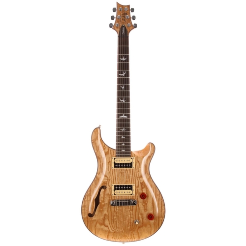 490 - 2017 Paul Reed Smith (PRS) SE Custom 22 Semi-Hollow body electric guitar, made in Korea; Body: natur... 