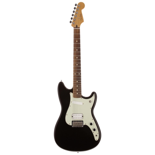 352 - 2016 Fender Player Duo Sonic HS electric guitar, made in Mexico; Body: black finish, a few minor sur... 