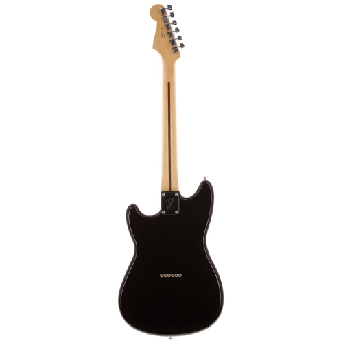 352 - 2016 Fender Player Duo Sonic HS electric guitar, made in Mexico; Body: black finish, a few minor sur... 