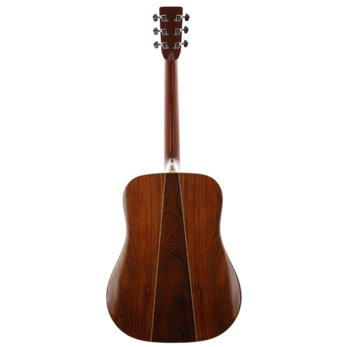 721 - 1970s Sada Yairi YD304 acoustic guitar, made in Japan; Back and sides: rosewood, lacquer imperfectio... 