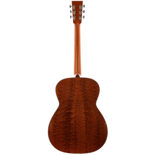 524 - 2021 Brook Guitars Lamorna acoustic guitar, made in England; Body: figured mahogany; Neck: mahogany;... 