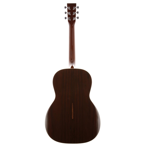 523 - 2011 Dave King Katrina acoustic guitar, made in England; Back and sides: ziricote; Top: natural spru... 