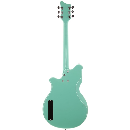 707 - 2017 Airline Map STD electric guitar; Body: surf green finished tone chambered body; Neck: good; Fre... 