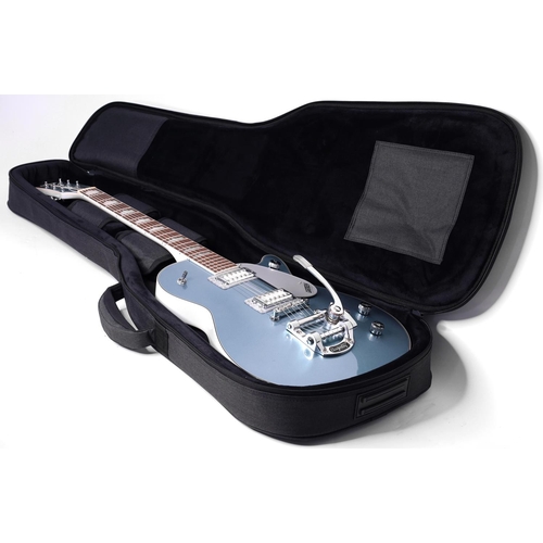 614 - 2023 Gretsch 140th Anniversary G5230T Jet electric guitar, made in China; Body: light blue sparkle t... 