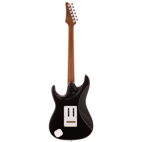 579 - 2021 Ibanez Prestige AZ2204N-BK electric guitar, made in Japan; Body: black gloss finish; Neck: roas... 