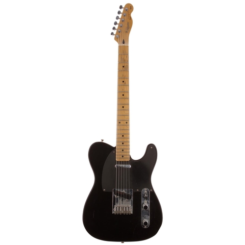 419 - Squier by Fender Silver Series Telecaster electric guitar, made in Japan (1993-1994); Body: black fi... 