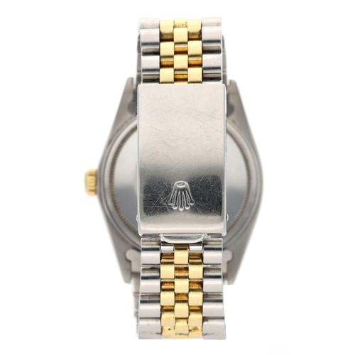 432 - Rolex Oyster Perpetual Datejust gold and stainless steel gentleman's wristwatch, reference no. 16013... 