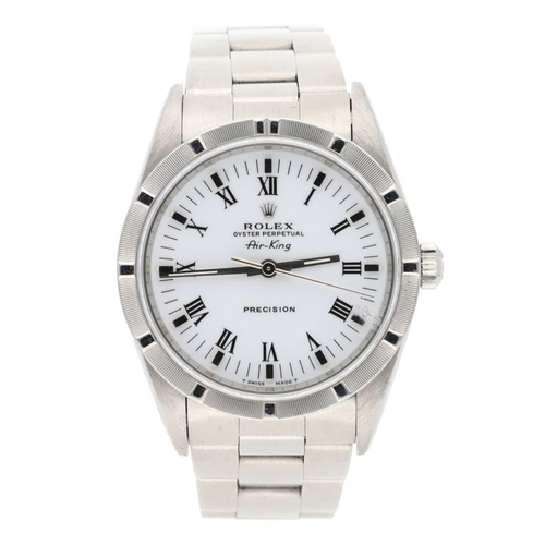 446 - Rolex Oyster Perpetual Air-King Precision stainless steel gentleman's wristwatch, reference no. 1401... 