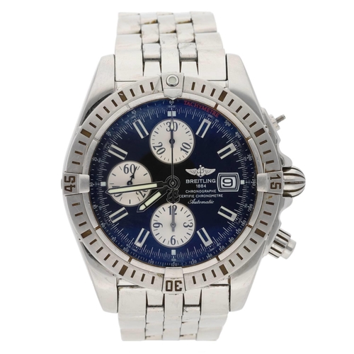 502 - Breitling Chronomat Evolution Chronograph Chronometre automatic stainless steel gentleman's wristwat... 