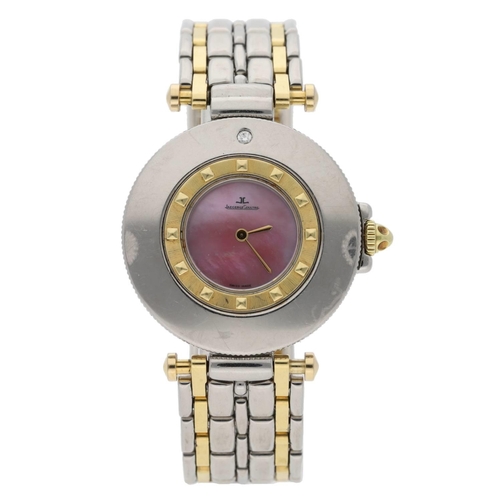 528 - Jaeger-LeCoultre Rendez-Vous bicolour lady's wristwatch, reference no. 421.5.09, serial no. 1657xxx,... 