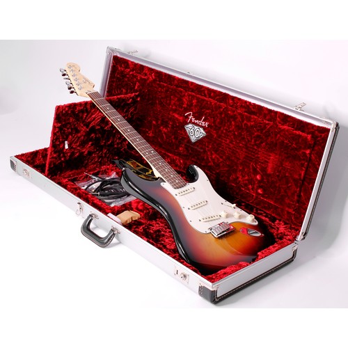 380 - 2006 Fender 60th Diamond Anniversary Stratocaster electric guitar, made in USA; Body: three-tone sun... 