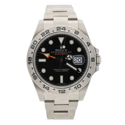 435 - Rare Special Edition Military Commissioned Rolex Oyster Perpetual Date ‘SAS’ Explorer II stainless s... 