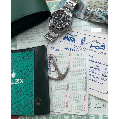 445 - SERVICED IN JULY 2022 - Rolex Oyster Perpetual Date Submariner stainless steel gentleman's wristwatc... 