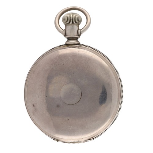 860 - American Waltham lever set hunter pocket watch, circa 1892, signed movement, no. 5852169, signed dia... 