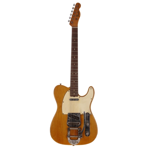 359 - 1968 Fender Telecaster Bigsby electric guitar, made in USA; Body: natural, original finish stripped ... 