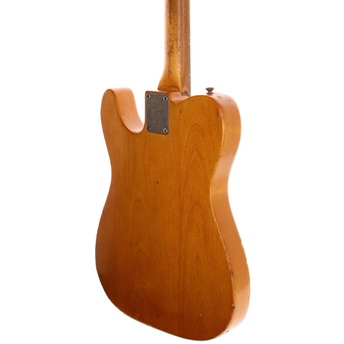 359 - 1968 Fender Telecaster Bigsby electric guitar, made in USA; Body: natural, original finish stripped ... 