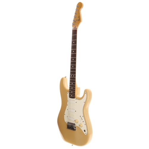 365 - 1983 Fender Dan Smith two knob Stratocaster electric guitar, made in USA; Body: blonde finish, surfa... 