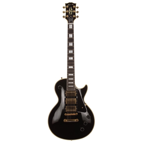 434 - 2000 Gibson Custom Mickey Baker Les Paul Custom electric guitar, made in USA; Body: ebony finish; Ne... 