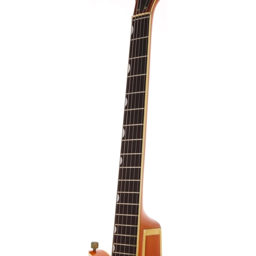 616 - Gretsch 6120 DC Chet Atkins electric guitar, made in USA, circa 1963; Body: western orange finish in... 