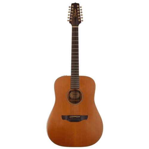 537 - 1986 Takamine EN-10-12 twelve string electro-acoustic guitar, made in Japan; Back and sides: mahogan... 