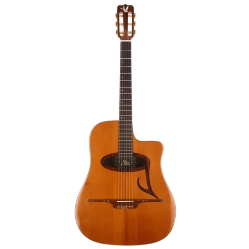 547 - 1970s Eko El Gaucho acoustic guitar, made in Italy; Back and sides: rosewood, light surface dings an... 