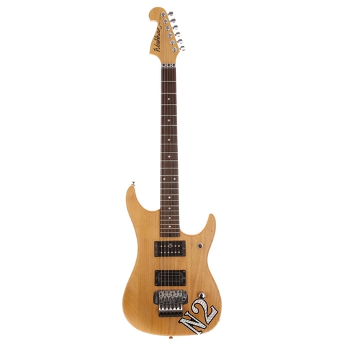 698 - Washburn Nuno Bettencourt N2-NM electric guitar; Body: natural finish, a few dings but generally goo... 