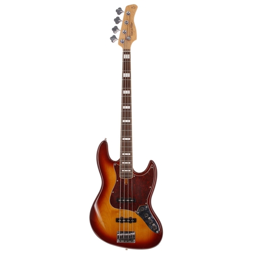 697 - 2014 Sire Marcus Miller V7 bass guitar, made in Indonesia; Body: tobacco sunburst finish, a few ligh... 