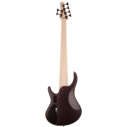 696 - 2021 MTD Michael Tobias Design AG6 Andrew Gouche six string bass guitar, made in China; Body: purple... 