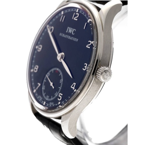 40 - IWC (International Watch Co.) Portuguese stainless steel gentleman's wristwatch, reference no. IW545... 