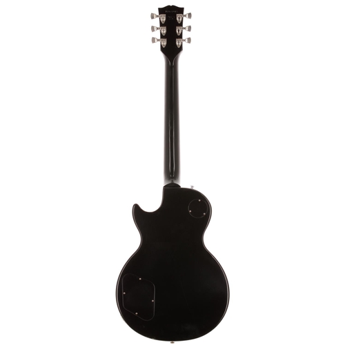 439 - 1996 Gibson Les Paul Standard electric guitar, made in USA; Body: ebony finish, buckle scratching to... 