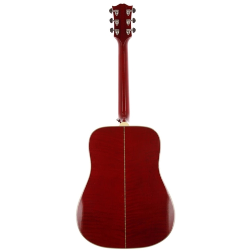 441 - 2007 Gibson Dove electro-acoustic guitar, made in USA; Back and sides: cherry finished maple, a few ... 